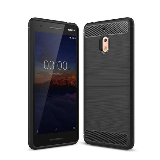 Nokia 2.1 Case Carbon Fibre Black - That Gadget UK