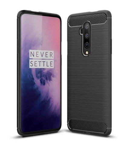TGPro OnePlus 7T Pro Case Carbon Fibre Black