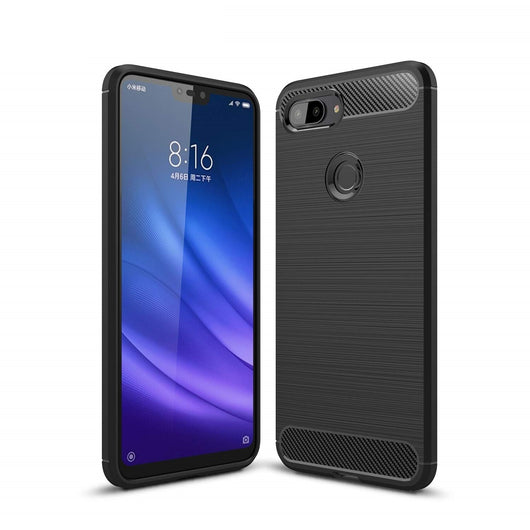 TGPro Xiaomi Mi 8 Lite Case Carbon Fibre Black
