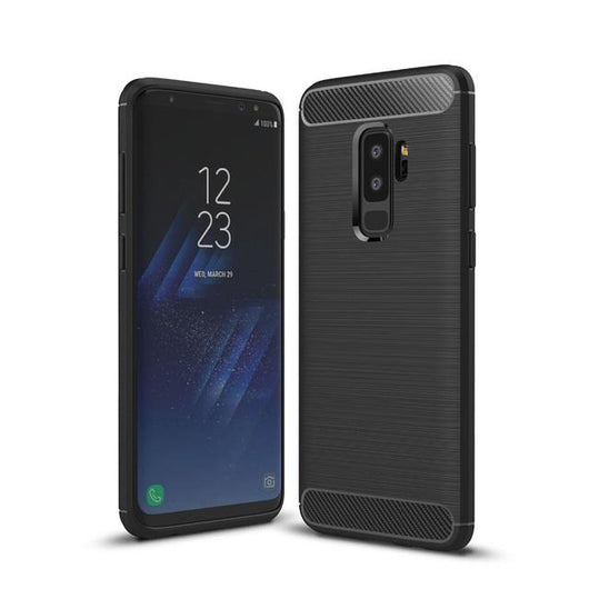 Samsung Galaxy S9+ Case Carbon Fibre Black - That Gadget UK