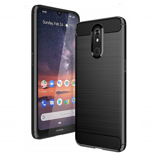 Nokia 3.2 Case Carbon Fibre Black