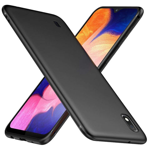 Samsung Galaxy A10 Case Soft Gel Matte Black - That Gadget UK