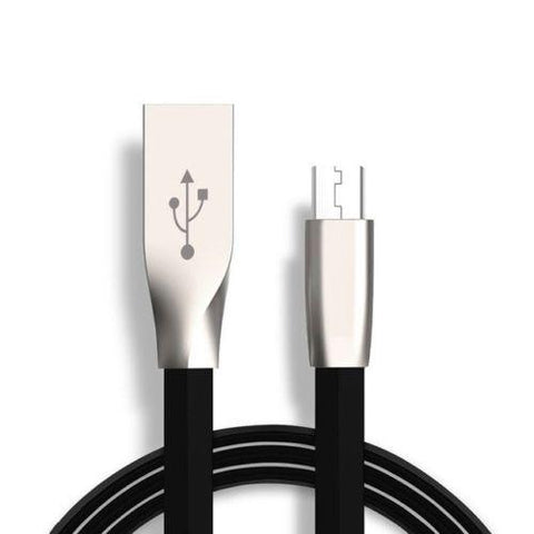 Micro USB Cable Zinc Black - That Gadget UK
