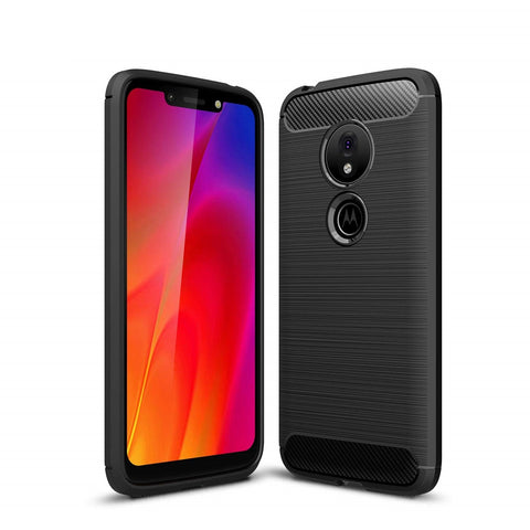 Motorola Moto G7 Play Case Carbon Fibre Black - That Gadget UK
