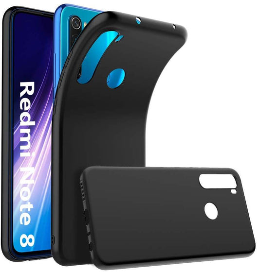 TGPro Xiaomi Redmi Note 8 Case Soft Gel Matte Black