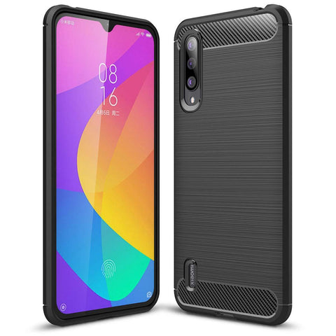 Xiaomi Mi A3 Case Carbon Fibre Black