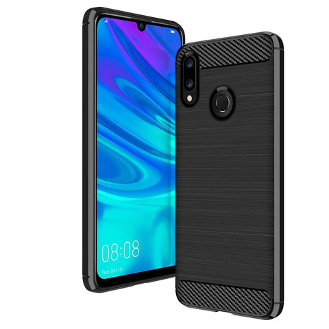 Huawei P smart 2019 Case Carbon Fibre Black - That Gadget UK