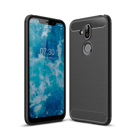 Nokia 8.1 (Nokia X7) Case Carbon Fibre Black - That Gadget UK