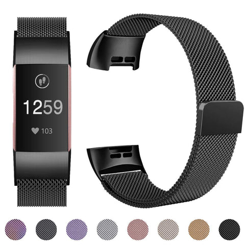 Fitbit Charge 3 Luxury Milanese Loop Band Strap - That Gadget UK