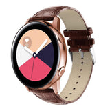 Samsung Galaxy Watch Active Crocodile Leather Watch Band Strap