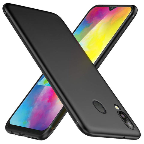 Samsung Galaxy M20 Case Soft Gel Matte Black - That Gadget UK
