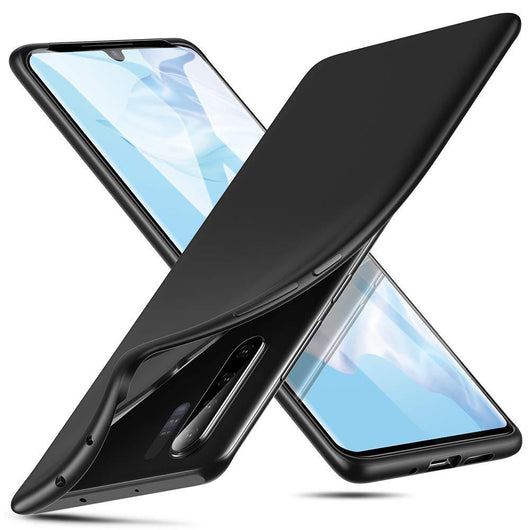 Huawei P30 Pro Case Soft Gel Matte Black - That Gadget UK