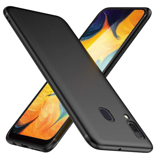 Samsung Galaxy A30 Case Soft Gel Matte Black - That Gadget UK