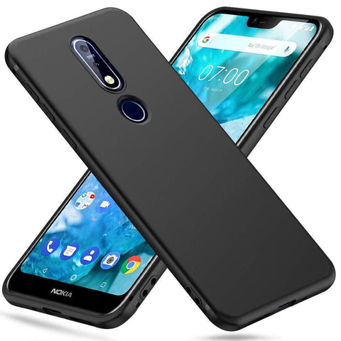 Nokia 7.1 Case Ultra Slim Matte Black - That Gadget UK