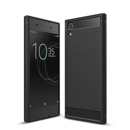 TGPro Sony Xperia L1 Case Carbon Fibre Black