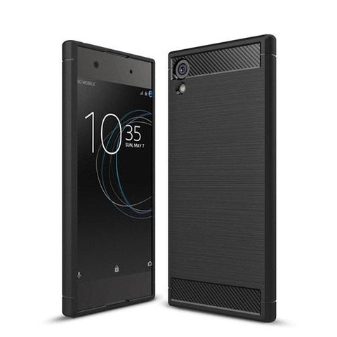 TGPro Sony Xperia L1 Case Carbon Fibre Black