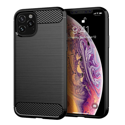 TGPro Apple iPhone 11 Pro Max (6.5") Case Carbon Fibre Black