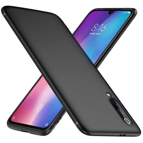TGPro Xiaomi Mi 9 Case Soft Gel Matte Black