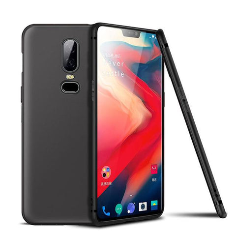 OnePlus 6 Case Soft Gel Matte Black - That Gadget UK