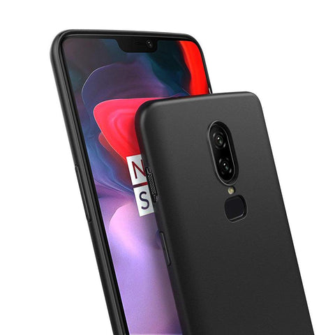 OnePlus 6 Case Soft Gel Matte Black - That Gadget UK