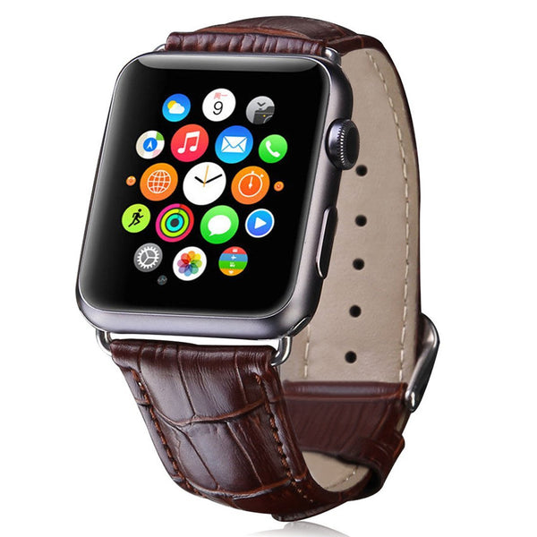 Apple Watch Crocodile Leather Band (Series 1 - 5)