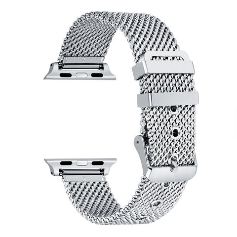 Apple Watch Stainless Steel Mesh Buckle Band (Series 1 - 5)