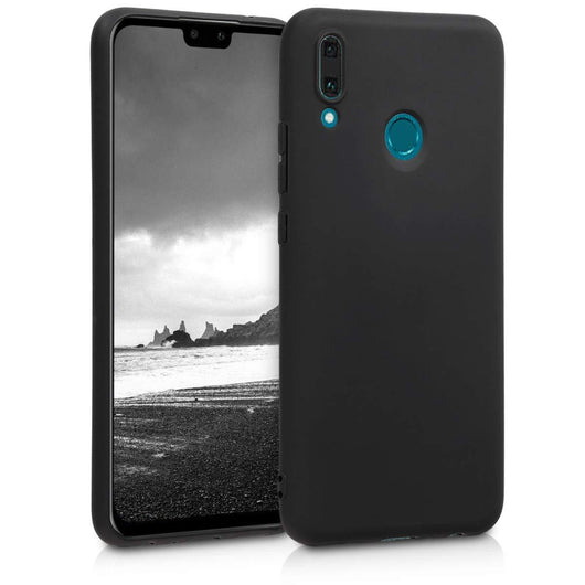 Huawei Y9 (2019) Case Soft Gel Matte Black - That Gadget UK