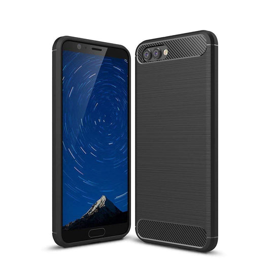 Huawei Honor View 10 Case Carbon Fibre Black - That Gadget UK