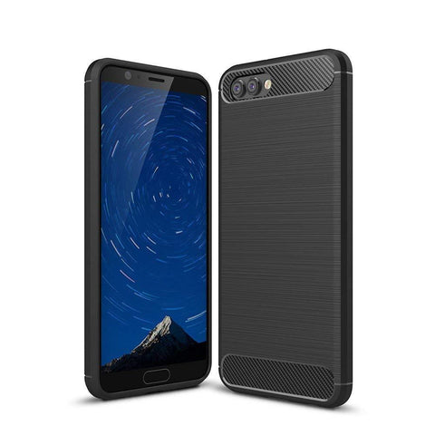 Huawei Honor View 10 Case Carbon Fibre Black - That Gadget UK