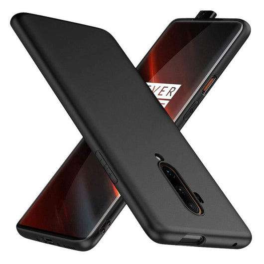TGPro OnePlus 7T Pro Case Soft Gel Matte Black