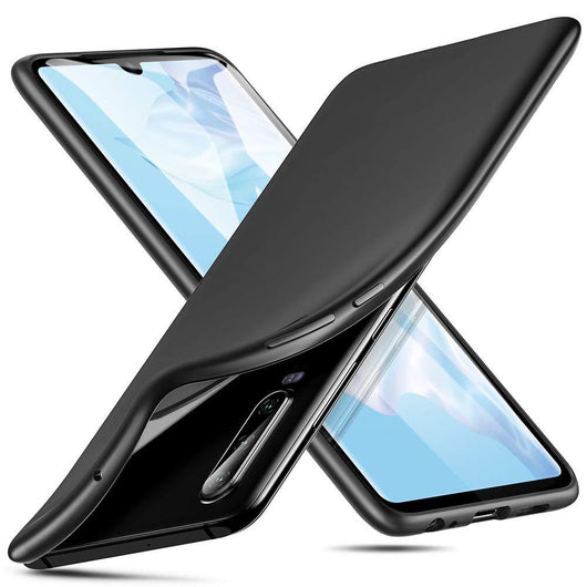 Huawei P30 Case Soft Gel Matte Black - That Gadget UK