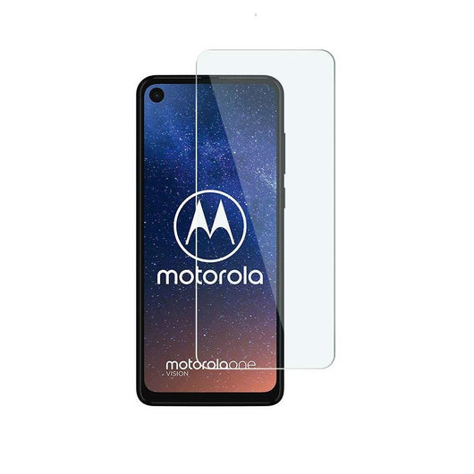 Motorola One Vision Tempered Glass Screen Protector Guard (Case Friendly)