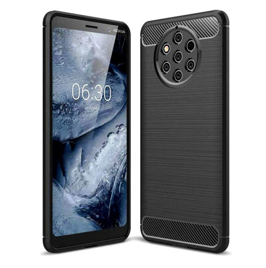 Nokia 9 PureView Case Carbon Fibre Black - That Gadget UK