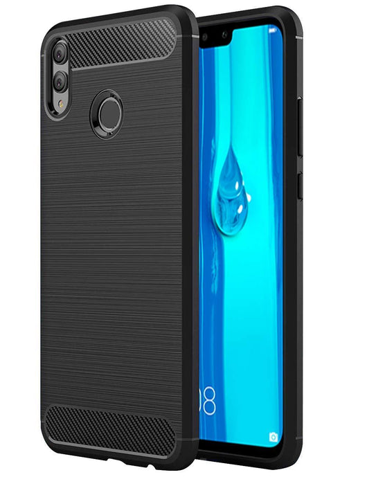 Huawei Y9 (2019) Case Carbon Fibre Black - That Gadget UK