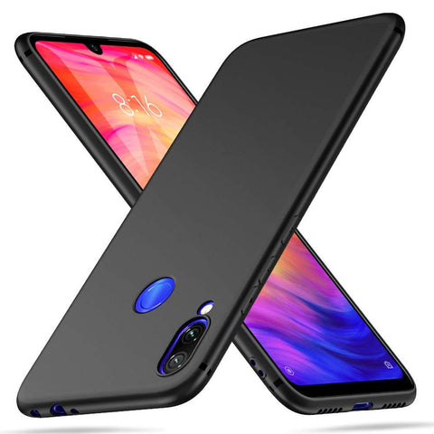 TGPro Xiaomi Redmi Note 7 Case Soft Gel Matte Black