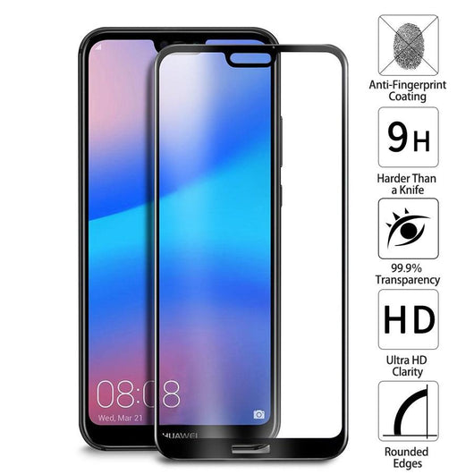 Huawei P20 Pro Tempered Glass Screen Protector Full Coverage - That Gadget UK