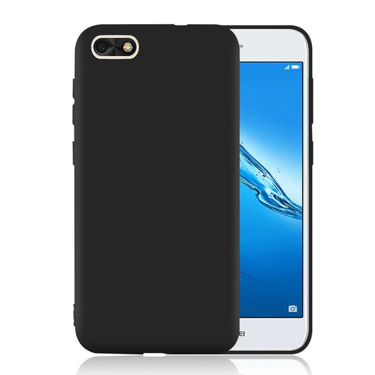 Huawei Honor 7s Case Soft Gel Matte Black - That Gadget UK