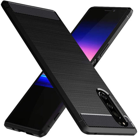 TGPro Sony Xperia 5 Case Carbon Fibre Black