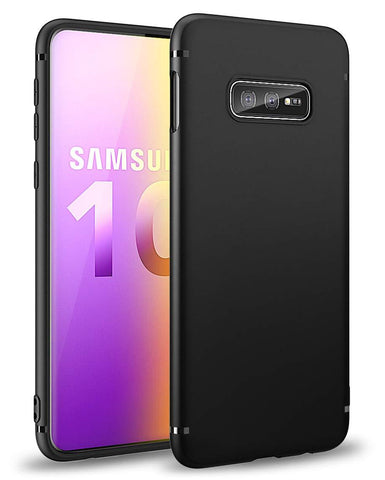 Samsung Galaxy S10e Case Soft Gel Matte Black - That Gadget UK