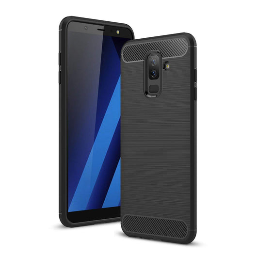 Samsung Galaxy A6+ (2018) Carbon Fibre Black - That Gadget UK
