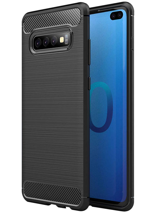 Samsung Galaxy S10+ Case Carbon Fibre Black - That Gadget UK