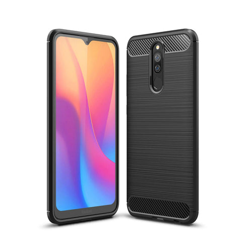 TGPro Xiaomi Redmi 8A Case Carbon Fibre Black