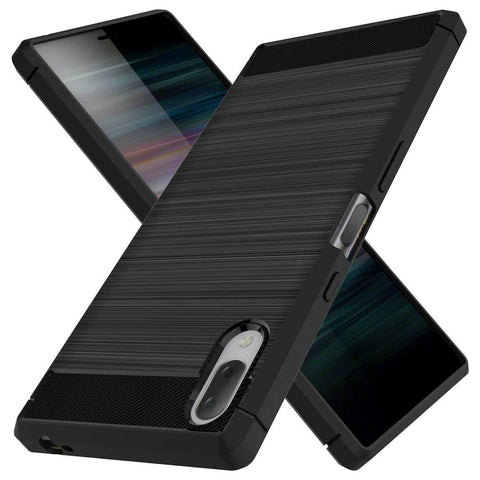 TGPro Sony Xperia L3 Case Carbon Fibre Black