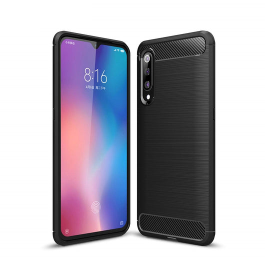 TGPro Xiaomi Mi 9 Case Carbon Fibre Black