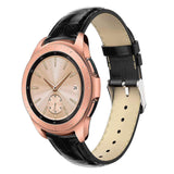 Samsung Galaxy Watch 42mm Crocodile Leather Watch Band Strap