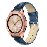 Samsung Galaxy Watch 42mm Crocodile Leather Watch Band Strap