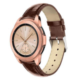 Samsung Galaxy Watch 46mm Crocodile Leather Watch Band Strap
