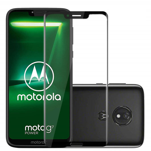 Motorola Moto G7 Power Tempered Glass Screen Protector Full Coverage - That Gadget UK