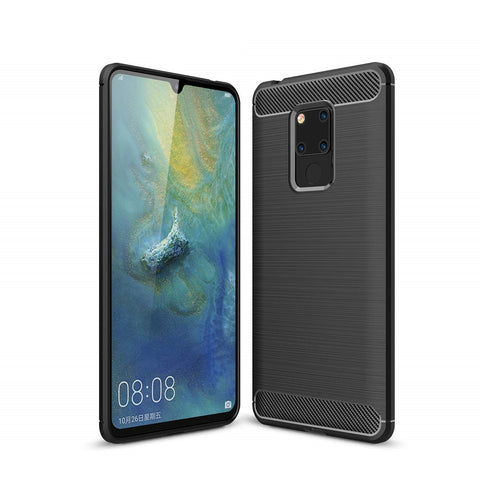 Huawei Mate 20 X Case Carbon Fibre Black - That Gadget UK