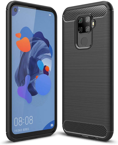 TGPro Huawei Mate 30 Lite Case Carbon Fibre Black